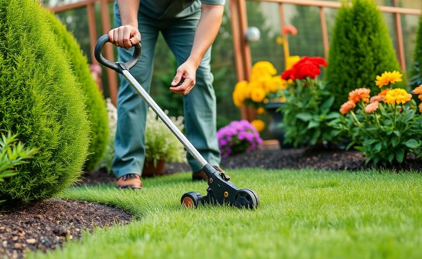 Bricoleur de Quartier s'occupant de travaux de jardinage